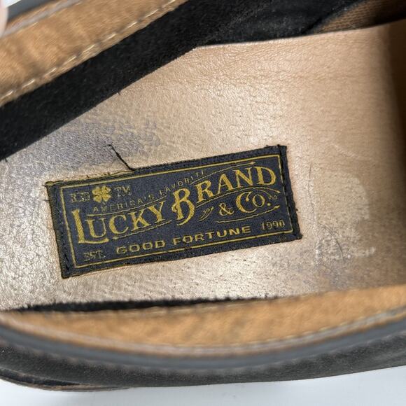 Lucky Brand Mason Mens Chukka Boots Size 10M Suede Leather Lace Up Classic Fall - Picture 6 of 8